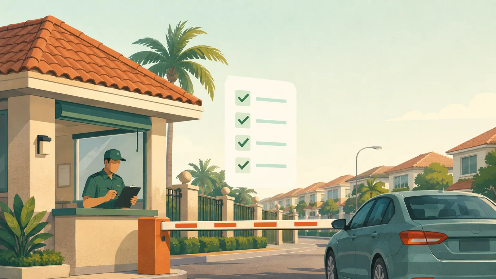 Guard House SOP Template for Gated Communities in Malaysia